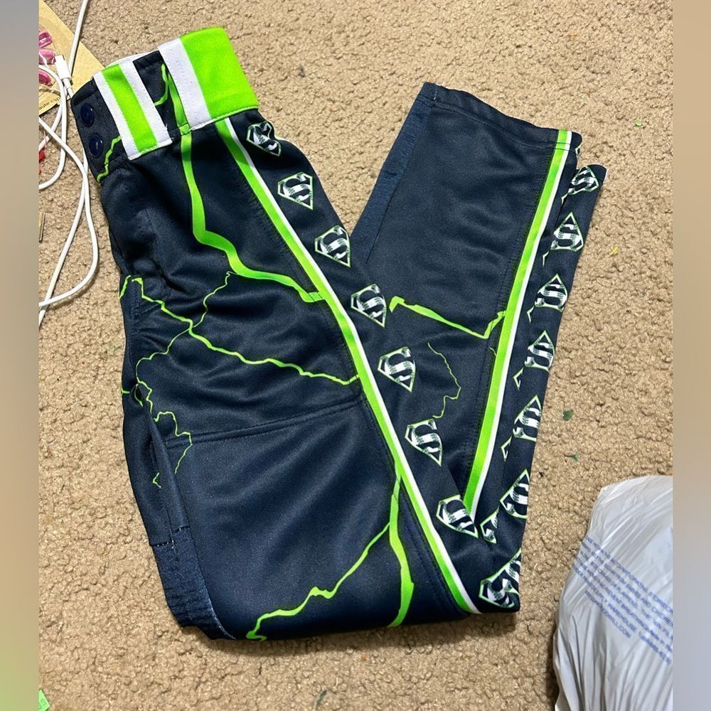 Superman Baseball Pants 